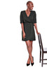 FRNCH V-Neck Wrap Dress